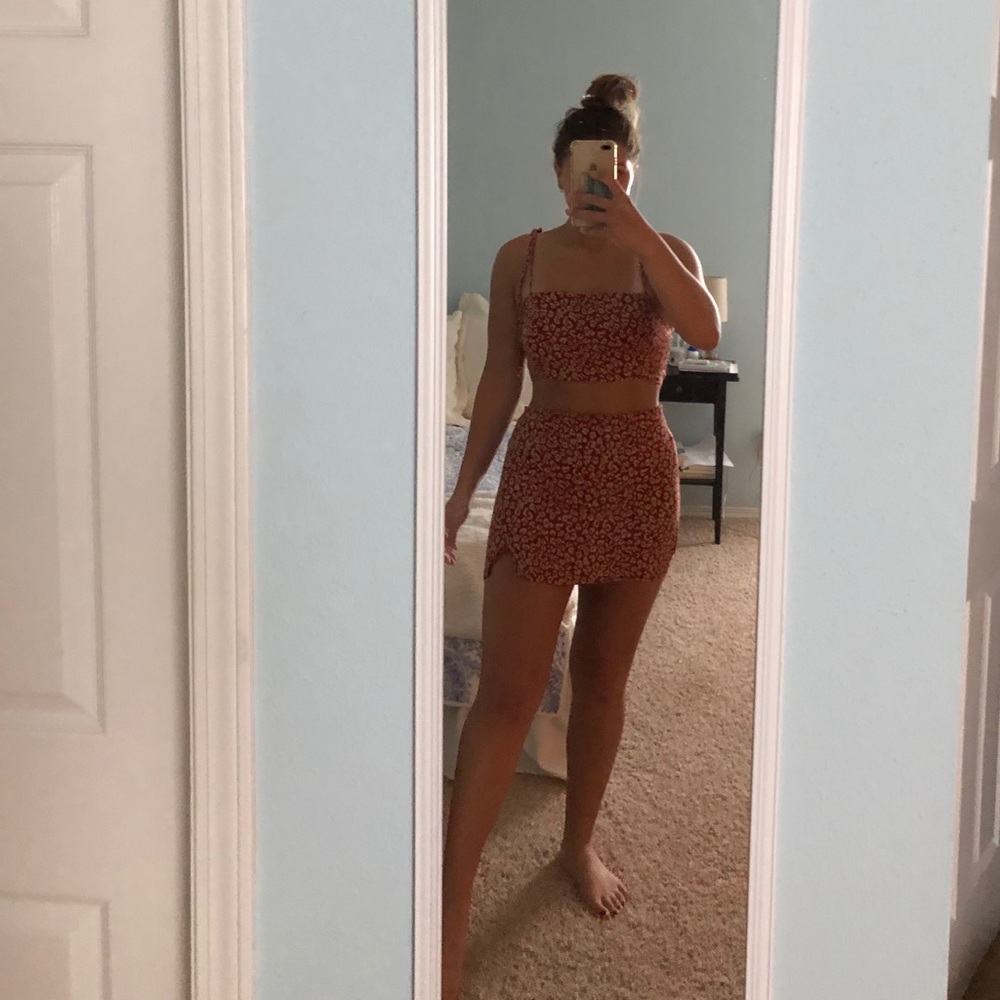 Pacsun leopard print set